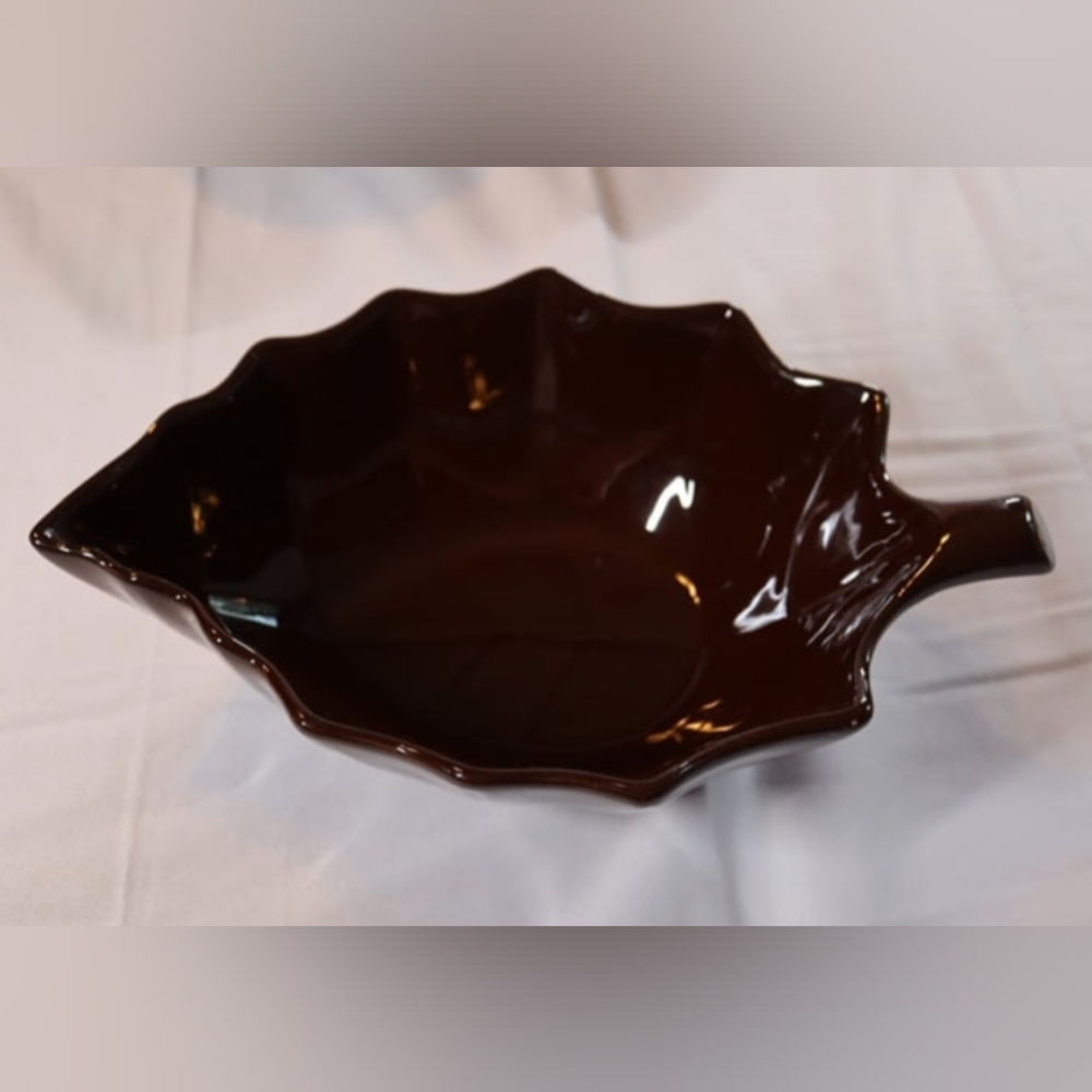 Katie Brown Décor Simply at Meijer Exclusive Brown Leaf Deep Dish